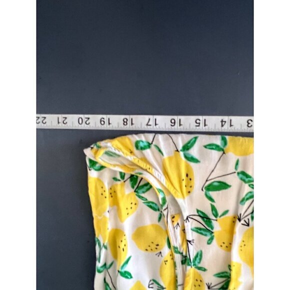 Cupio Sleeveless Lemon Print‎ Dress L/G Novelty Vaction Summer - Picture 10 of 11